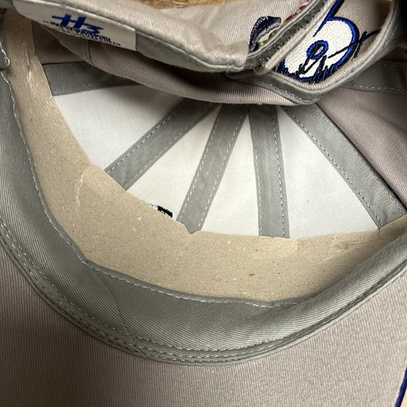 NASCAR Adjustable Dad Hat Cap Blue Gray Little Blue Pill - Picture 5 of 10